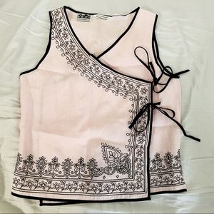 Baby Pink Embroidery Shirt from Bali